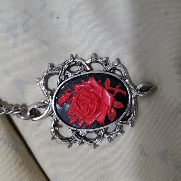 Spencer's Jewelry Rose Necklace Poshmark